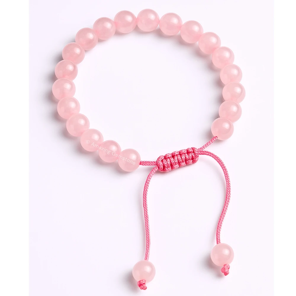 Rose Quartz Bracelet (Adjustable)