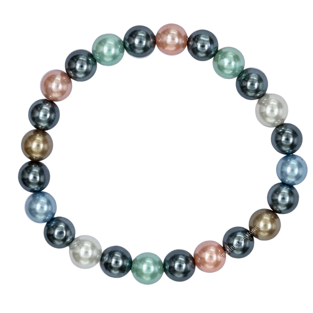 Multi Pearl Bracelet (Strechable)