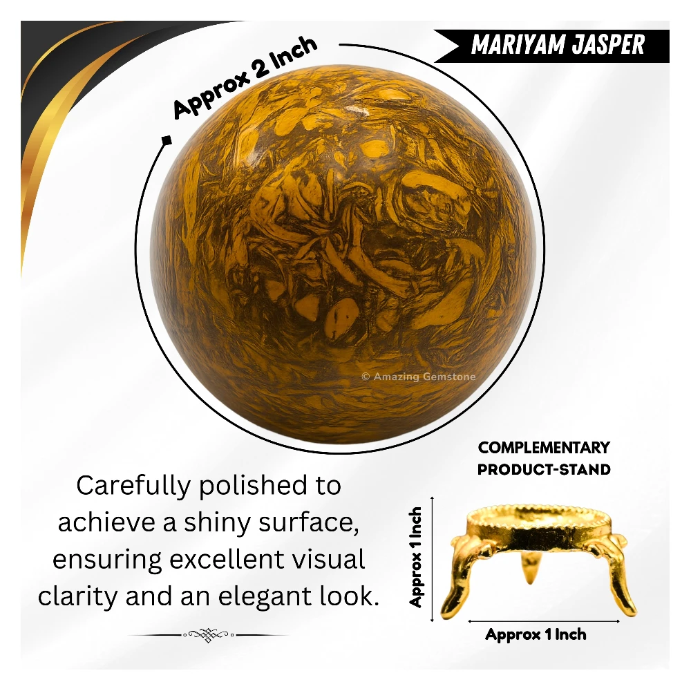 Mariyam Jasper Sphere (2 Inch)
