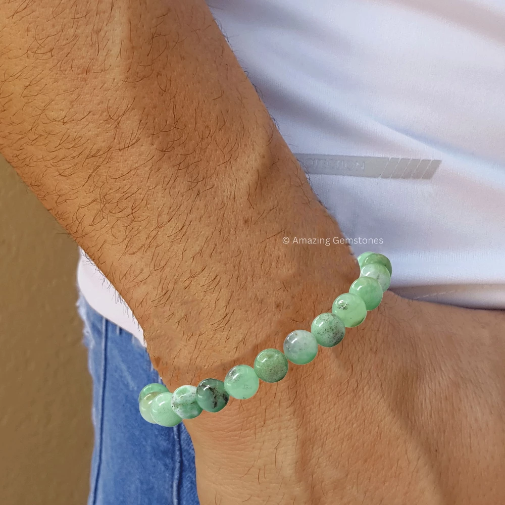 Chrysoprase Bracelet (Strechable)
