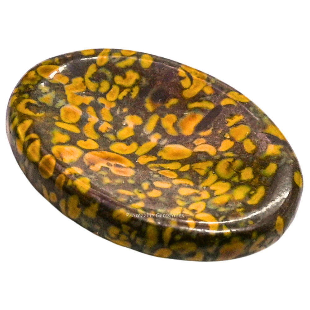Fruit Jasper Worry Stone