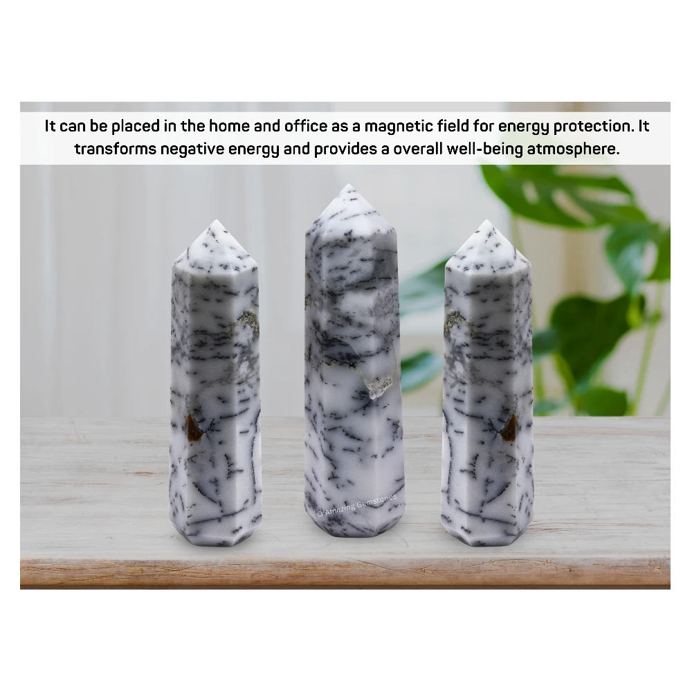 Dendrite Opal Tower (5.5" to 6" Inch)