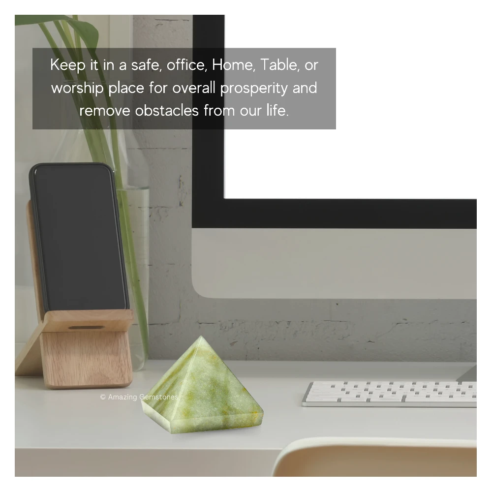 Green Aventurine Pyramid (1.5 Inch)
