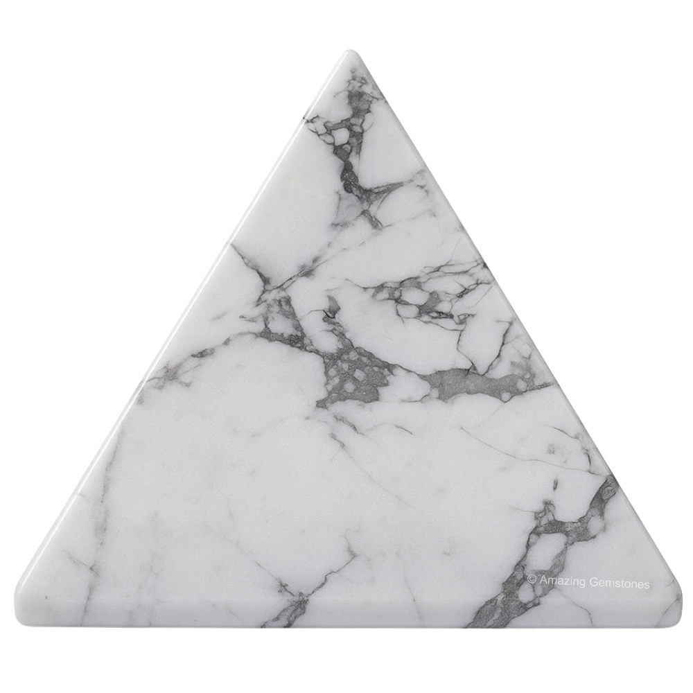Howlite Pyramid (2 inch)