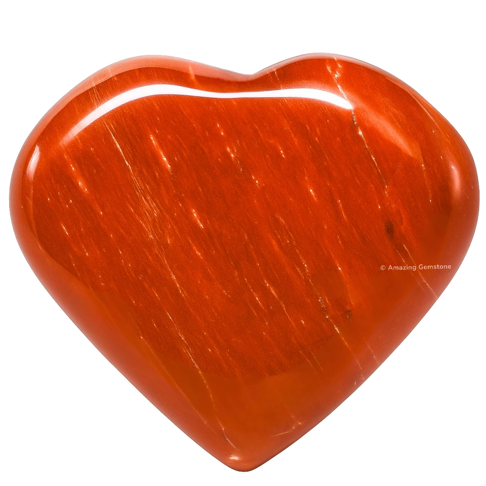 Red Jasper Heart (Pack of 2)