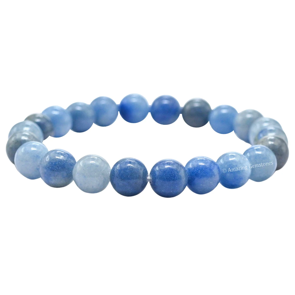 Blue Aventurine Bracelet (Strechable)