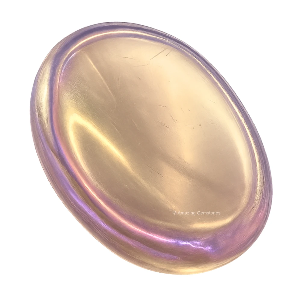 Angel Aura Rose Quartz Worry Stone