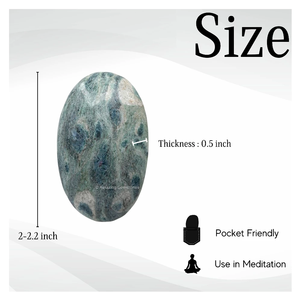 Ruby Zoisite Palm Stone (Large)