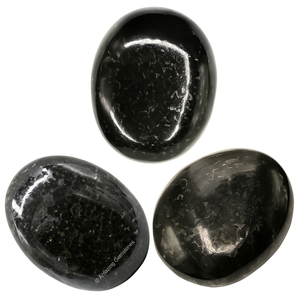 Nuummite Palm Stone