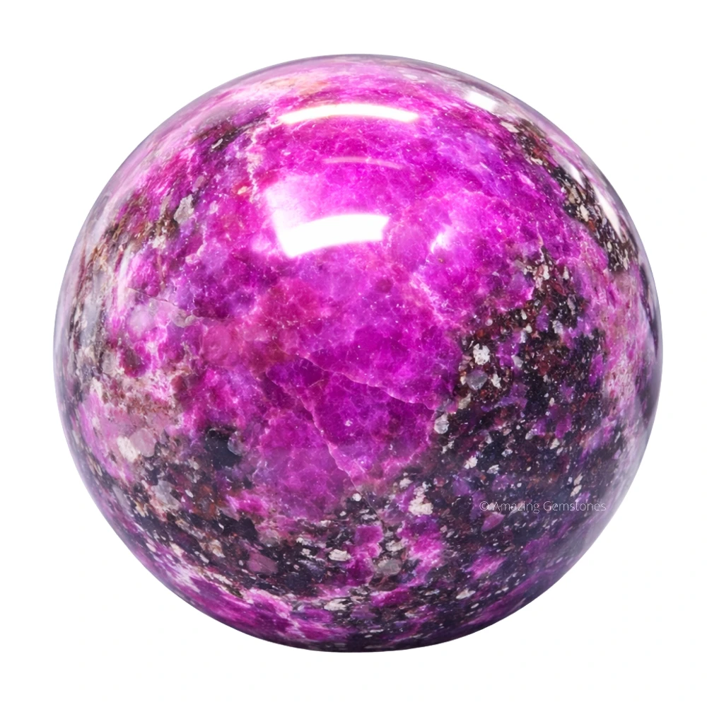 Cobalt Calcite Sphere (1.5 Inch)