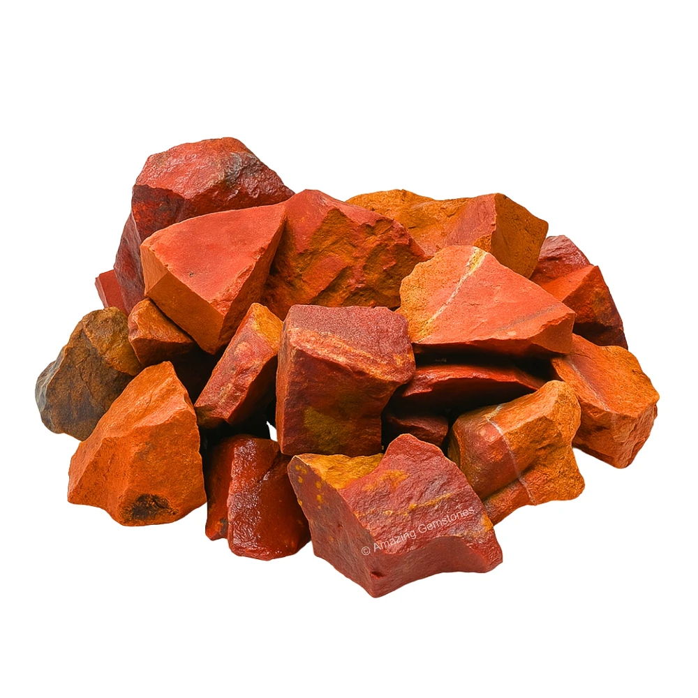 Red Jasper Raw Crystals (2 Pieces)