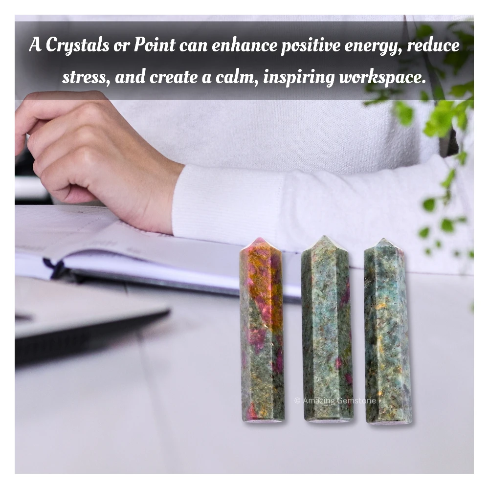 Ruby Kyanite Pencil Points (Set of 3)
