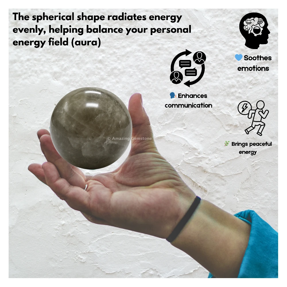 Smoky Quartz Sphere (2 Inch)