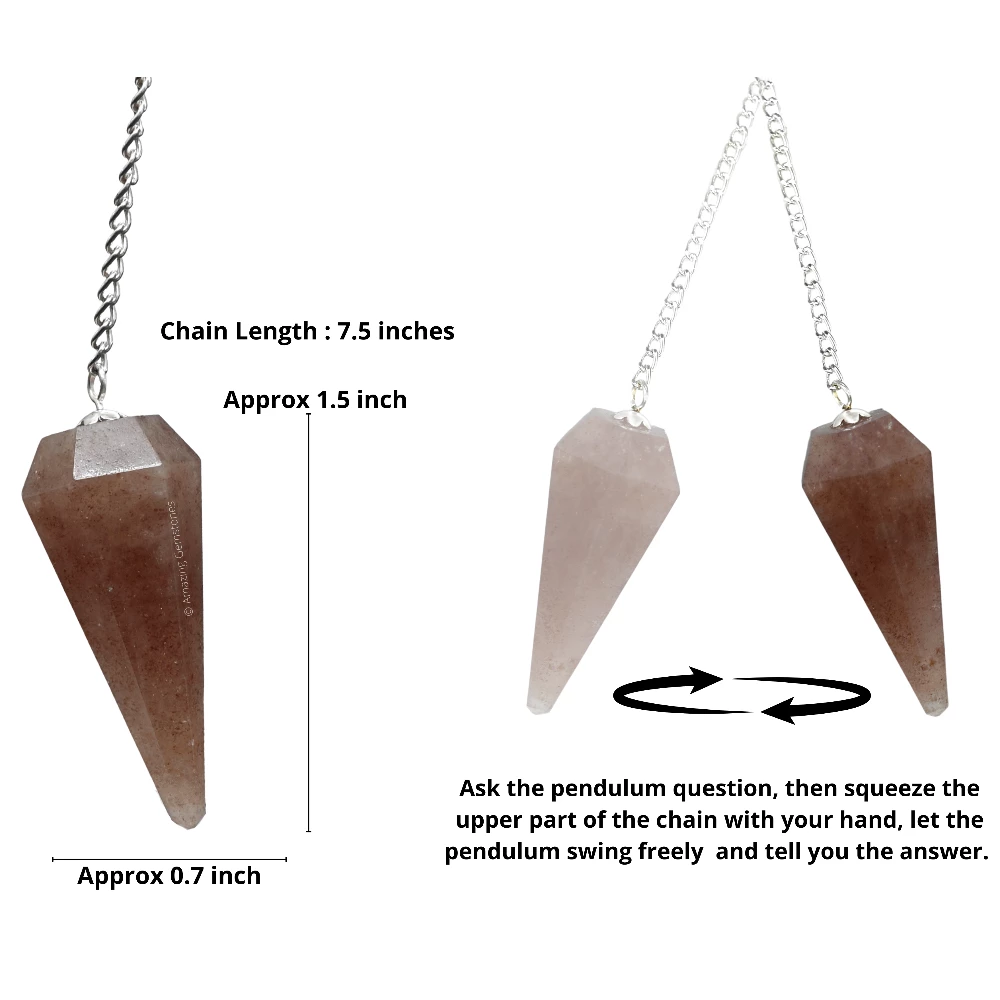 Strawberry Quartz Pendulum