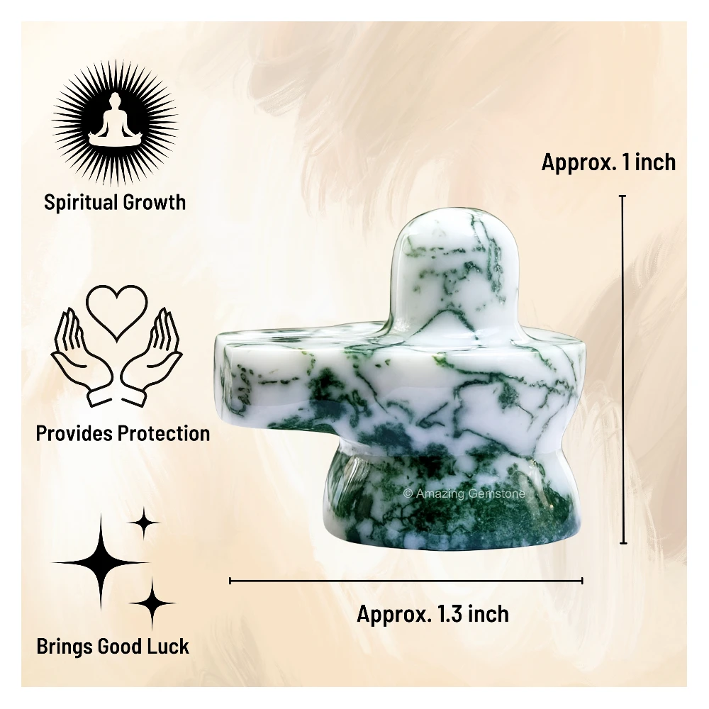 Tree Agate Shivling