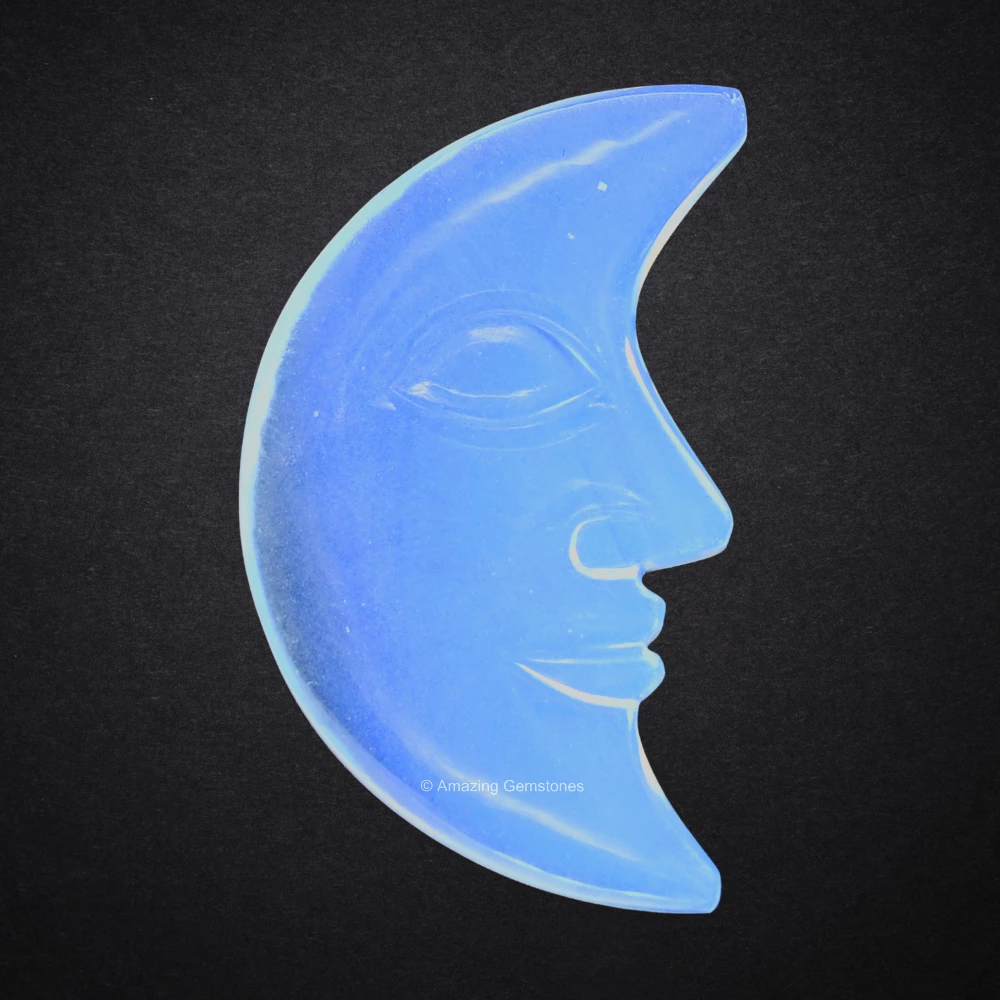 Opalite Crescent Moon