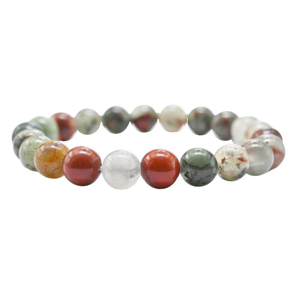 African Bloodstone Bracelet (Strechable)