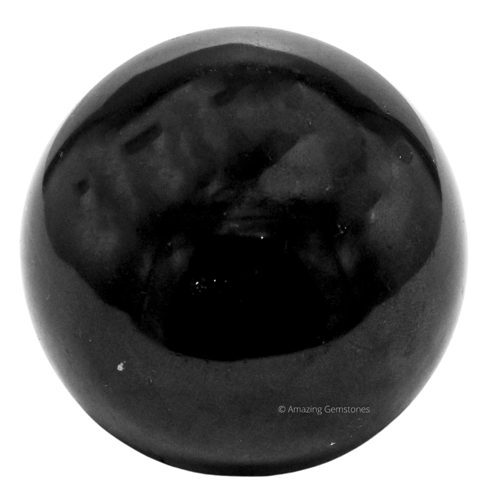Large Black Tourmaline Sphere (2.5 Inch)