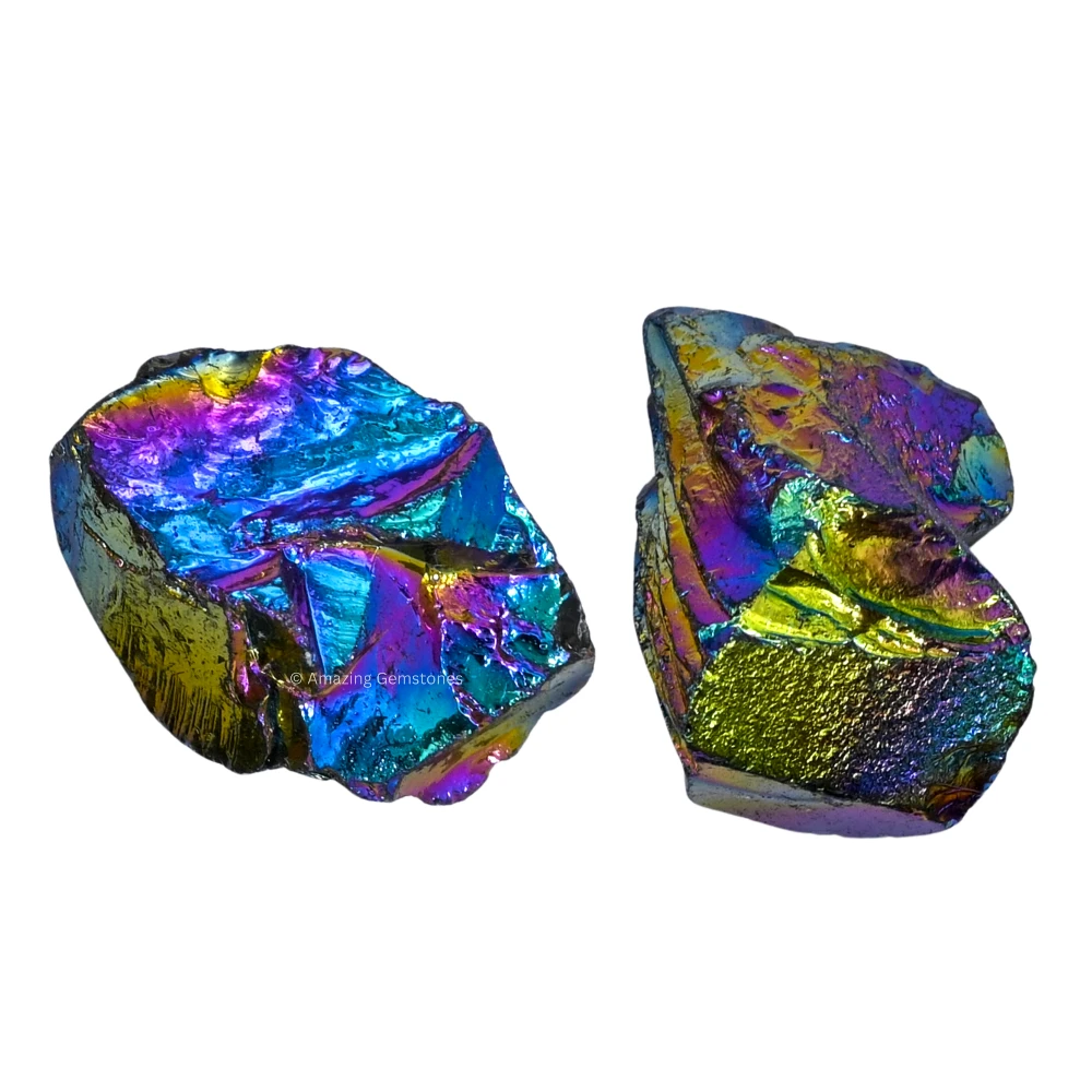 Titanium Aura Quartz Raw Crystals (1 LB)