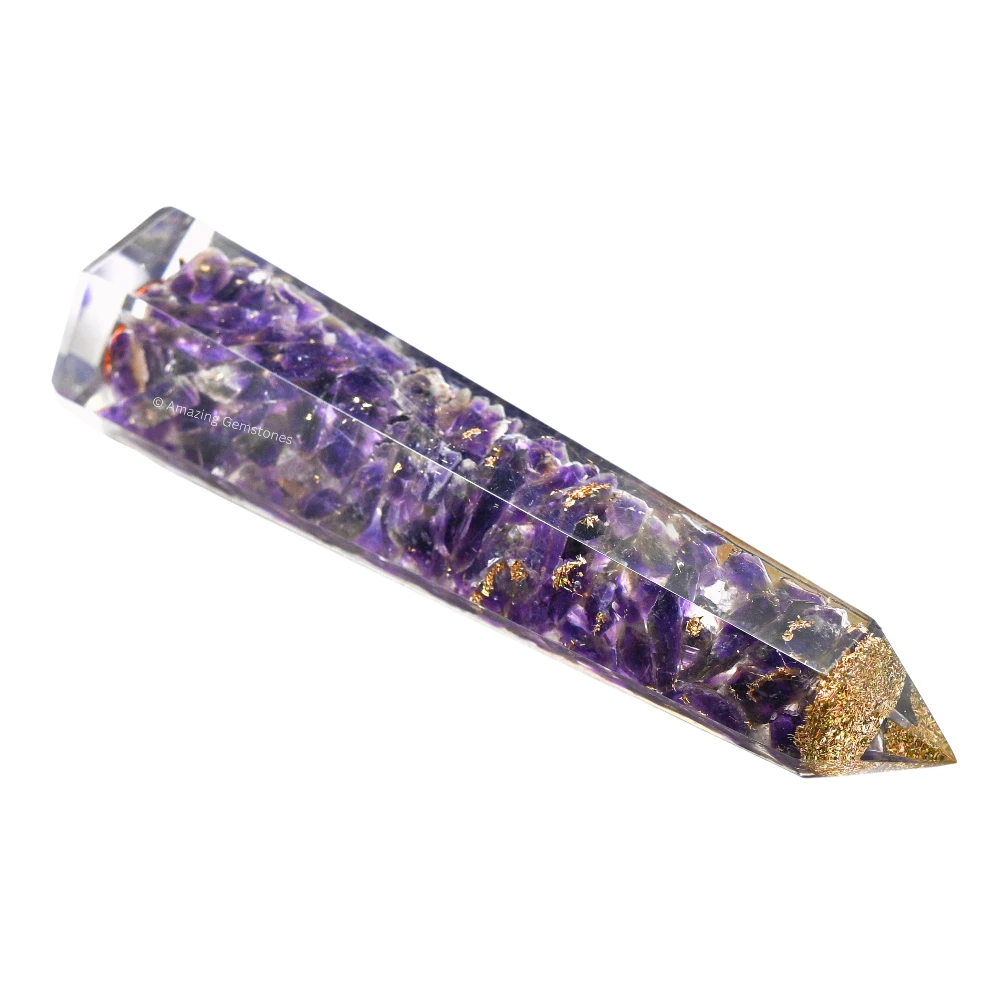 Amethyst Orgone Tower (4.5 Inch)