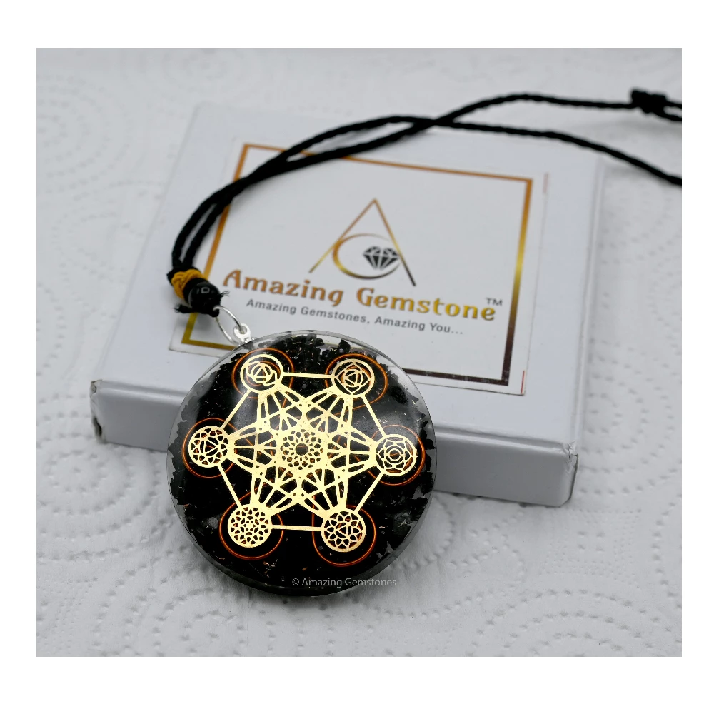 Shungite Orgone Necklace - Metatron Chakra