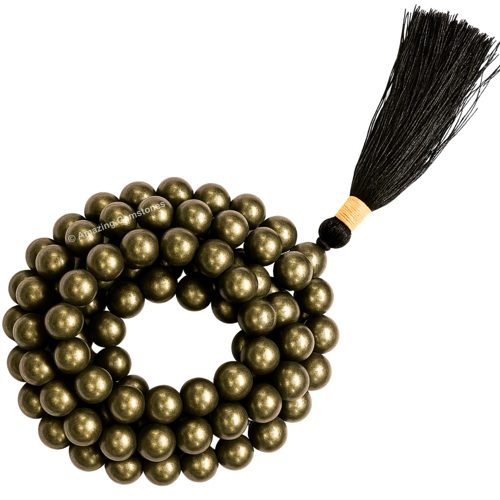 Pyrite Mala (Without Knot)