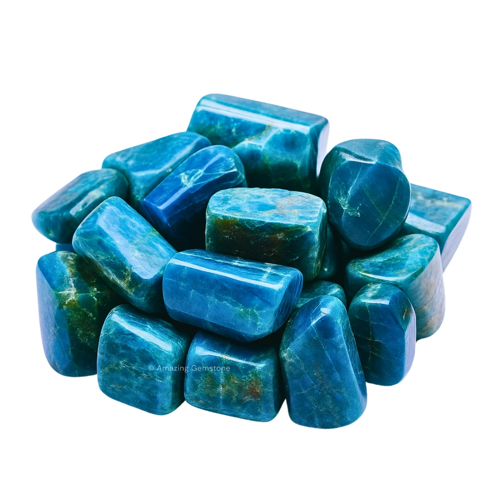 Tumbled Apatite Stone Crystals (1000+ Carats)