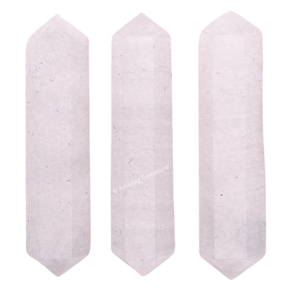 Pink Calcite Pencil Points (Double Terminated) (Set of 3)