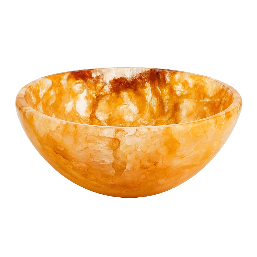 Golden Quartz Crystal Bowl - 3 Inch