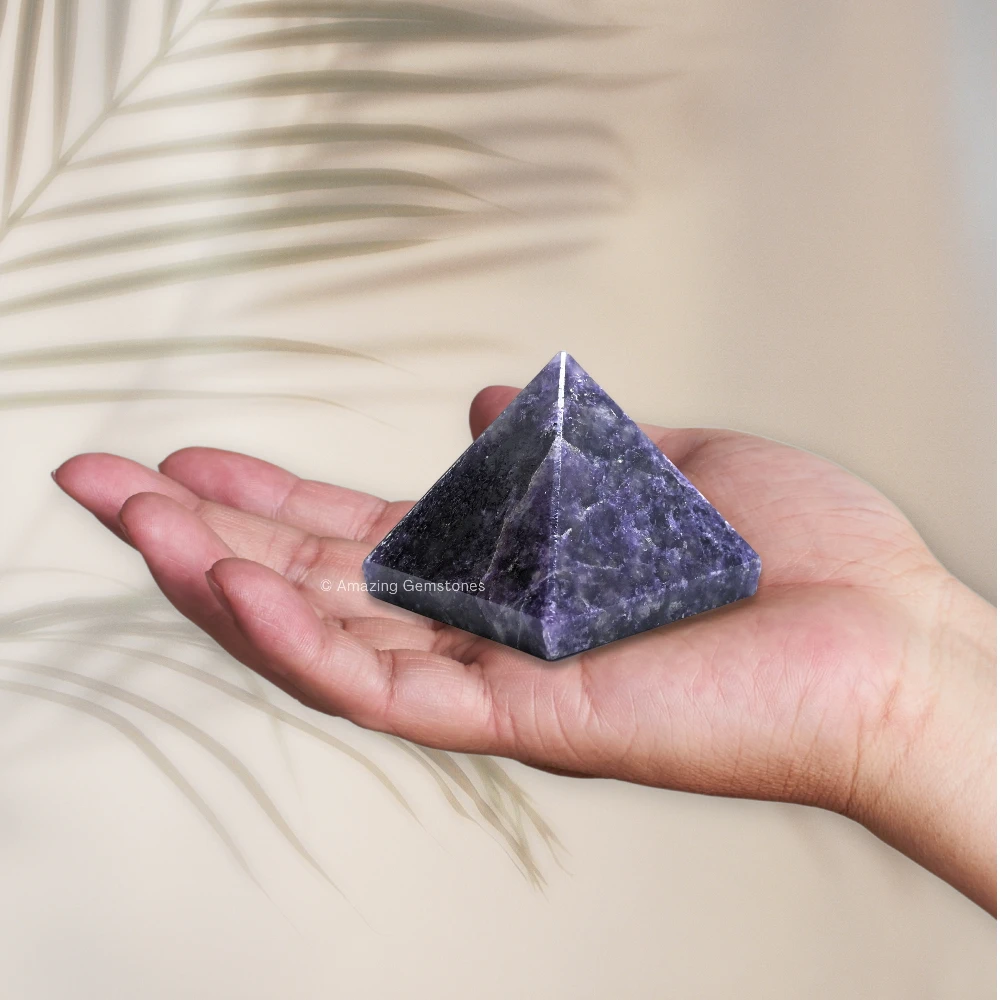Lepidolite Pyramid (1.5 Inch)