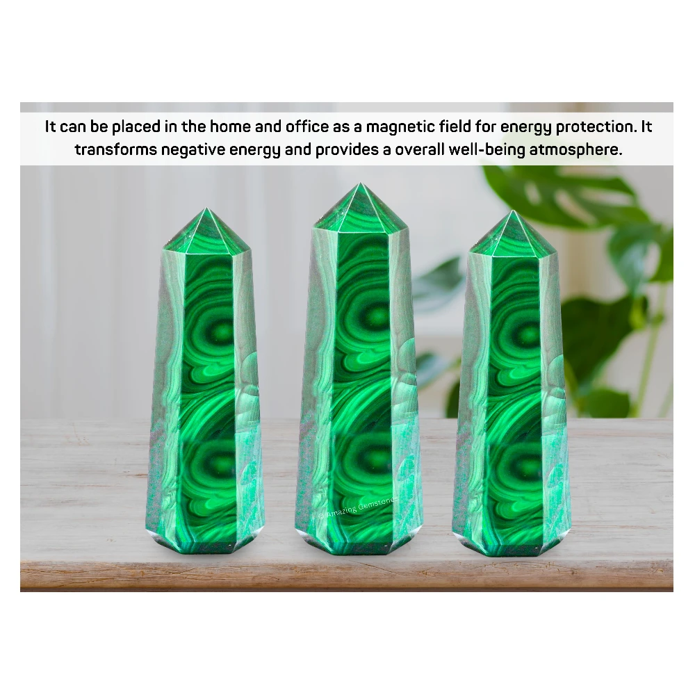 Malachite Tower (5.5" to 6" inch)