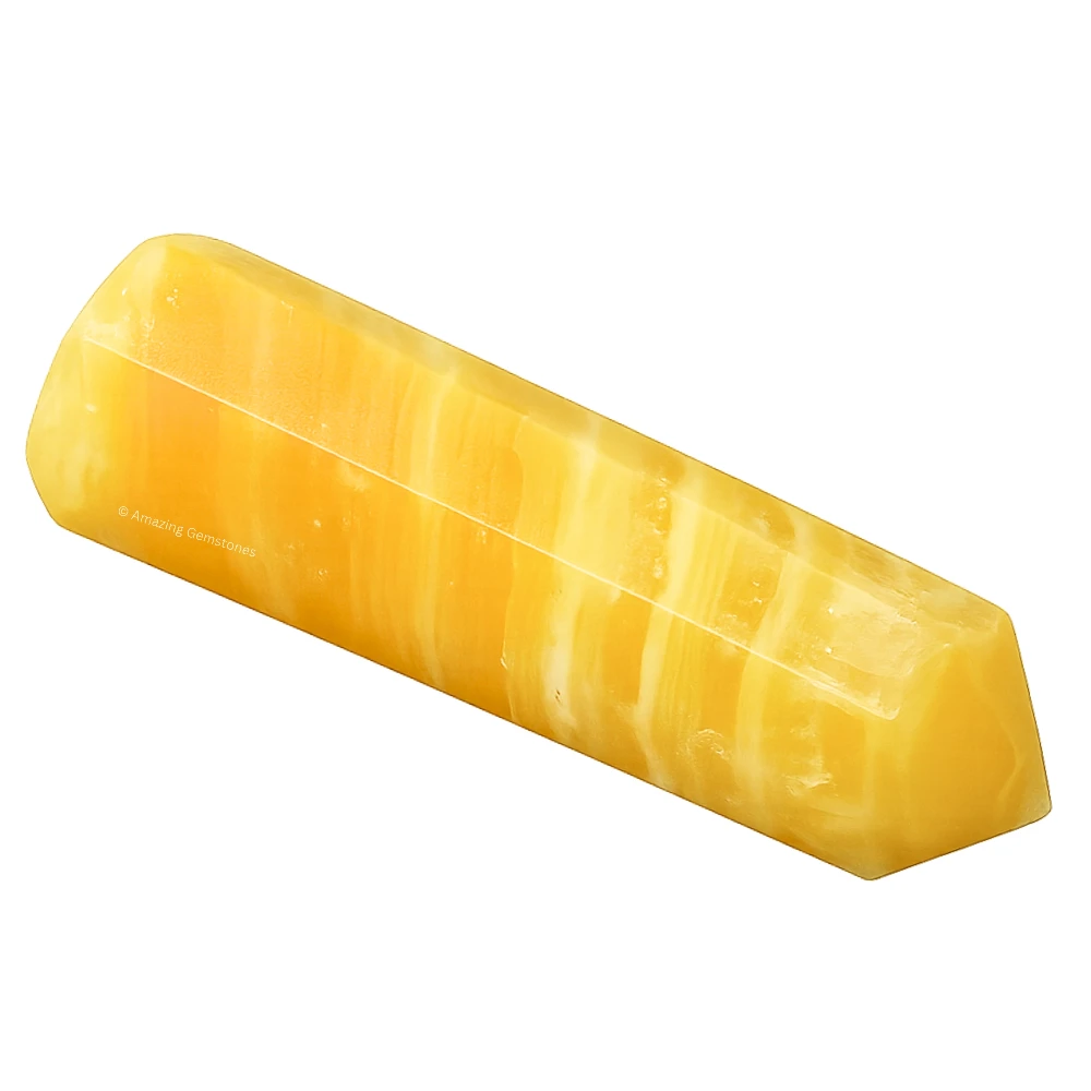 Yellow Calcite Tower (3" to 4" inch)