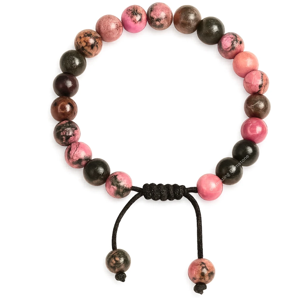 Rhodonite Bracelet (Adjustable)