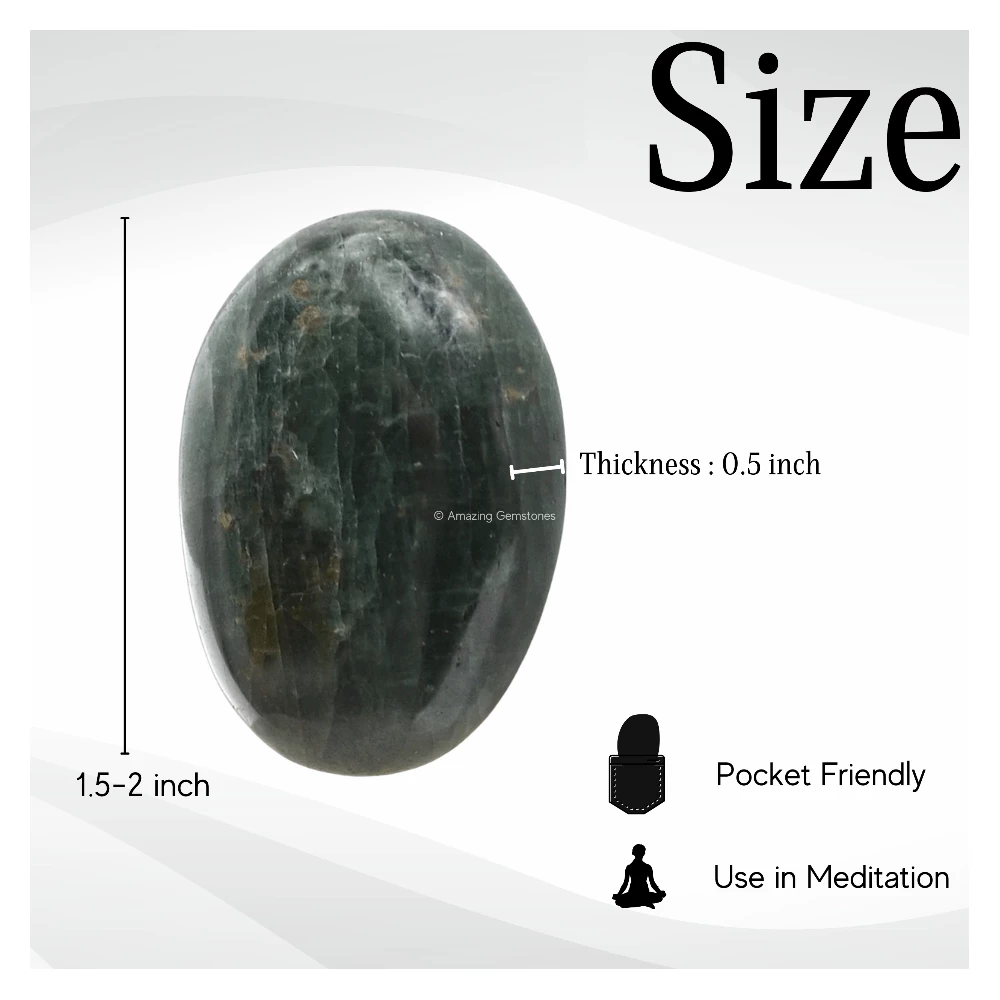Chrome Diopside Palm Stone