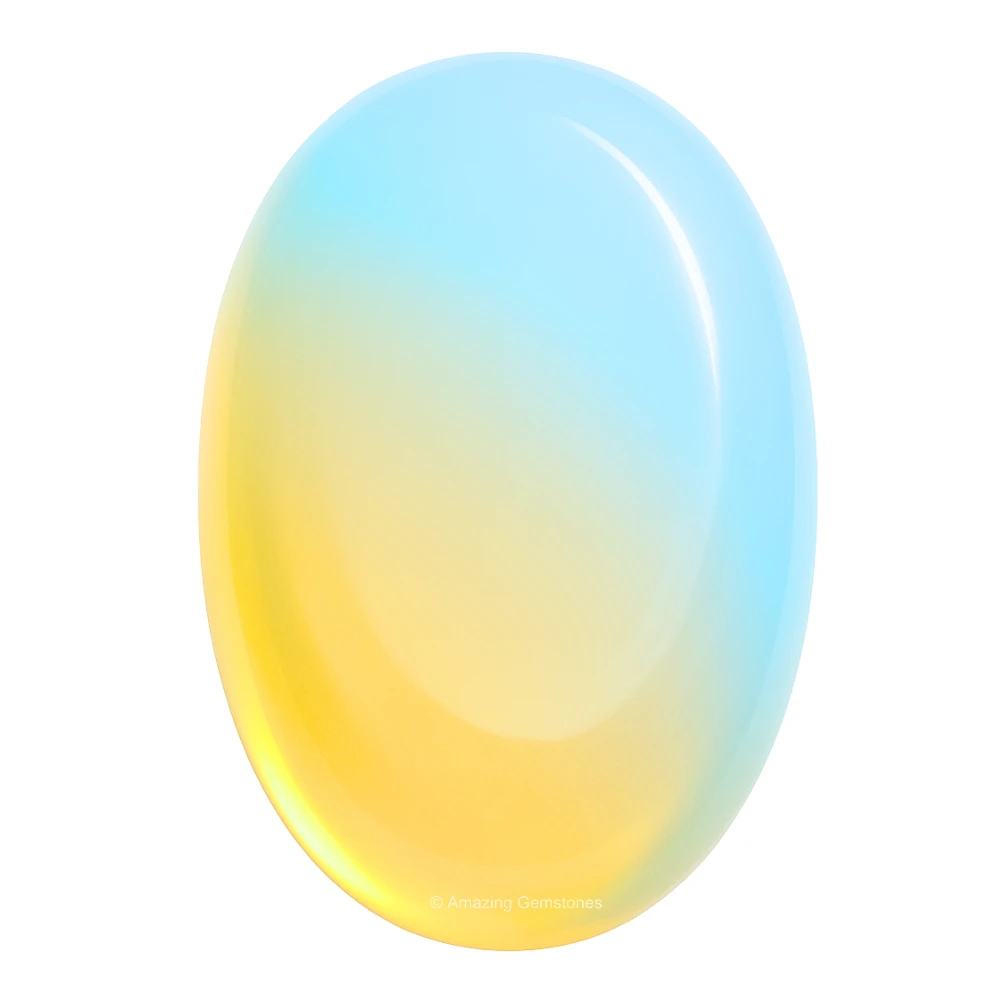 Opalite Palm Stone