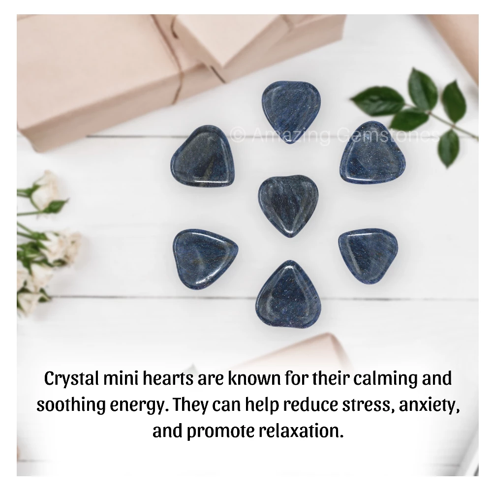 Blue Aventurine Heart (Pack of 2)