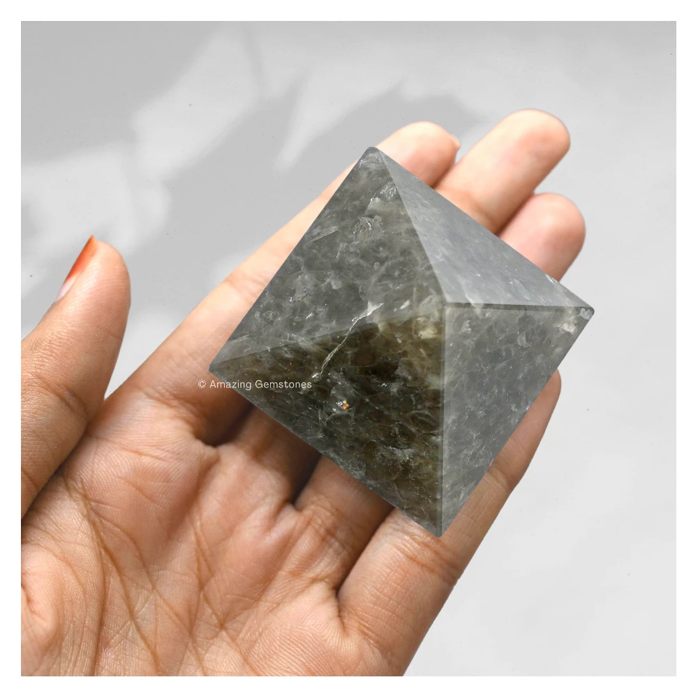 Smoky Quartz Pyramid (1.5 Inch)