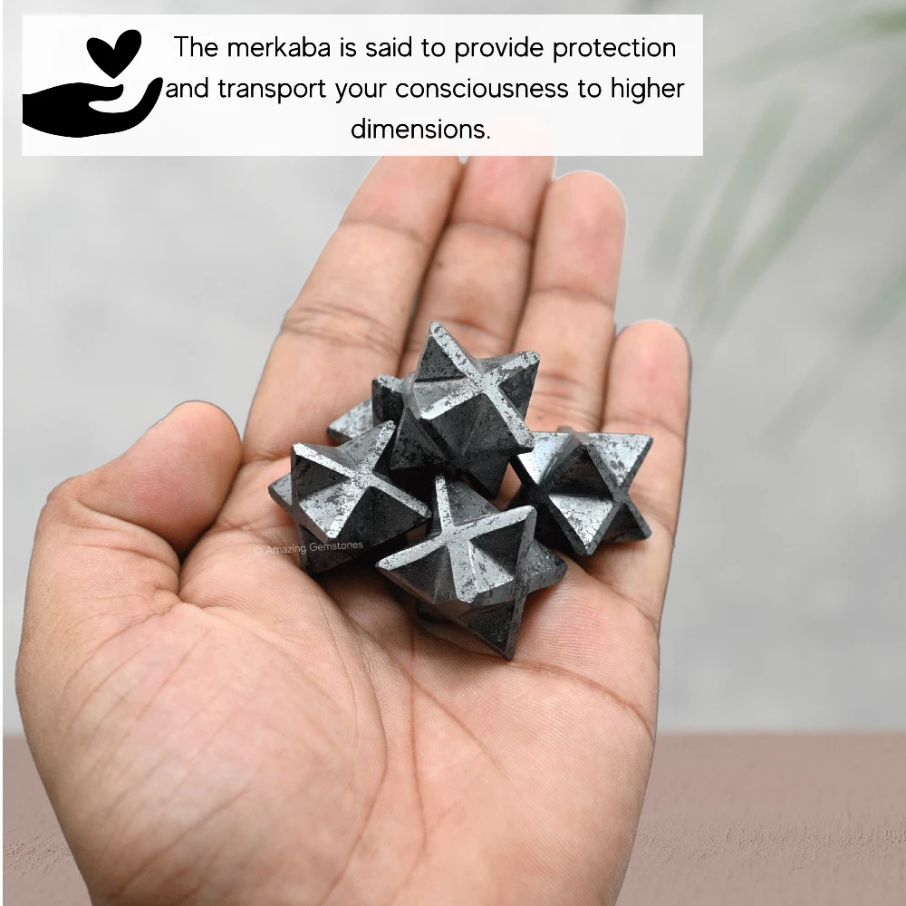Hematite Merkaba (15-20 mm)