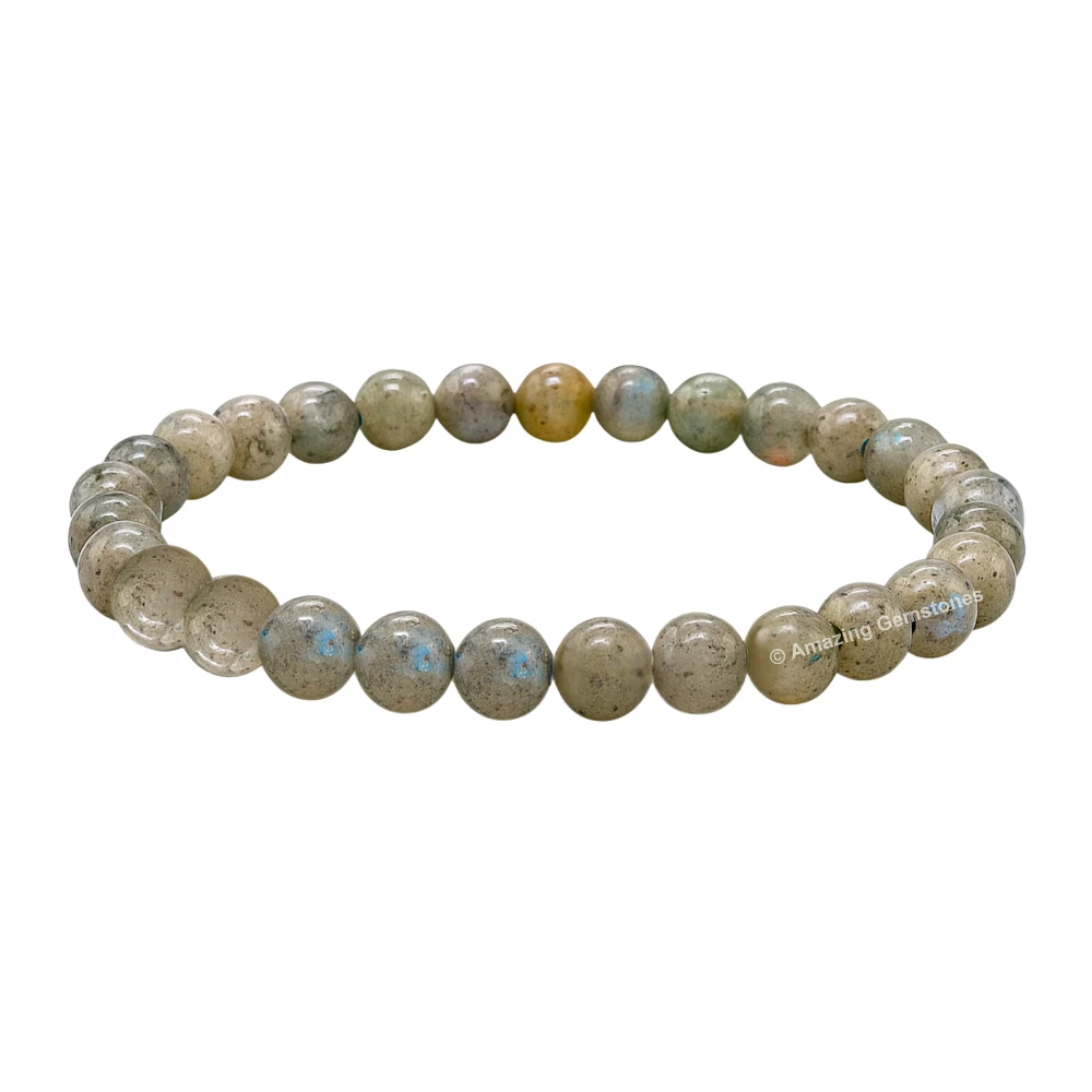 Labradorite Healing Crystal Bracelets - 6mm Beads