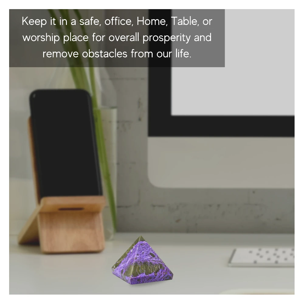 Stichtite Pyramid (1 Inch)