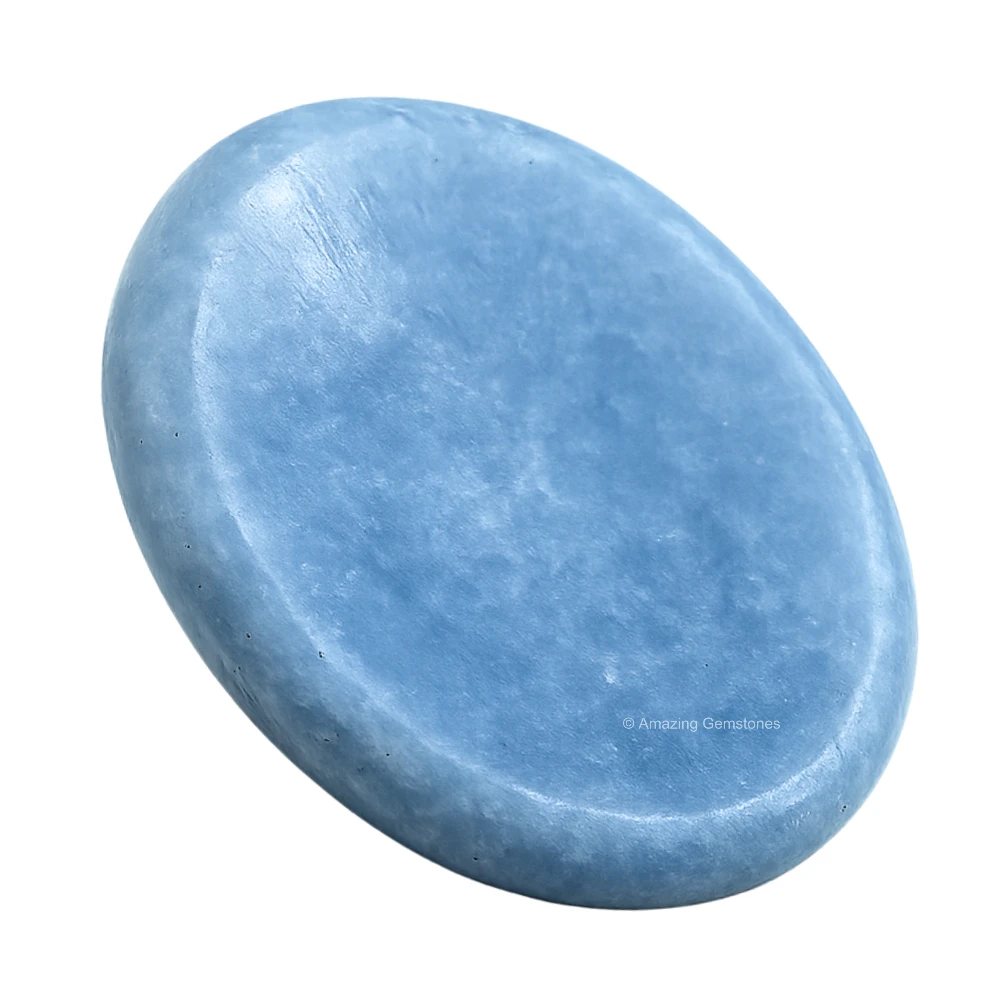 Blue Calcite Worry Stone