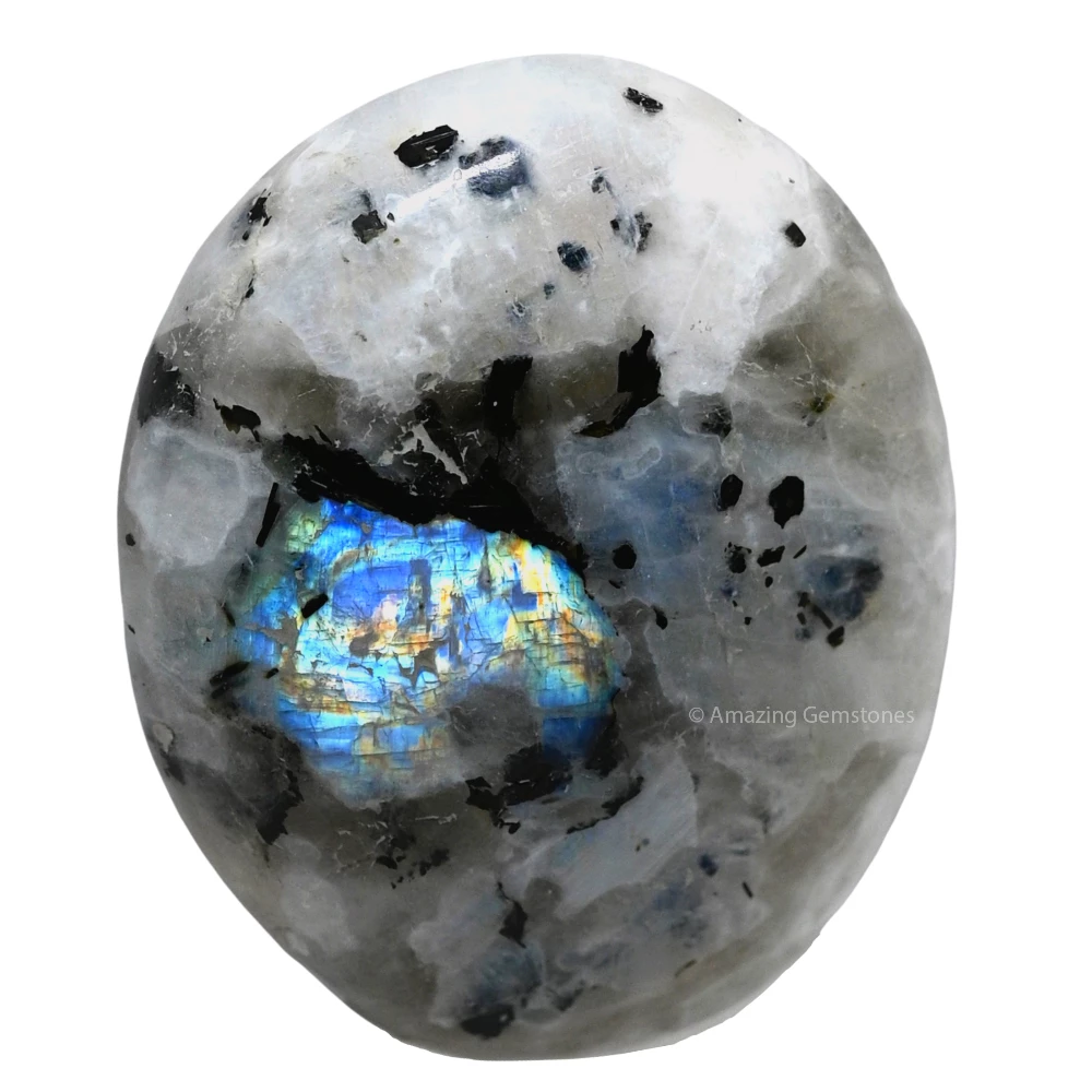 Rainbow Moonstone Palm Stone