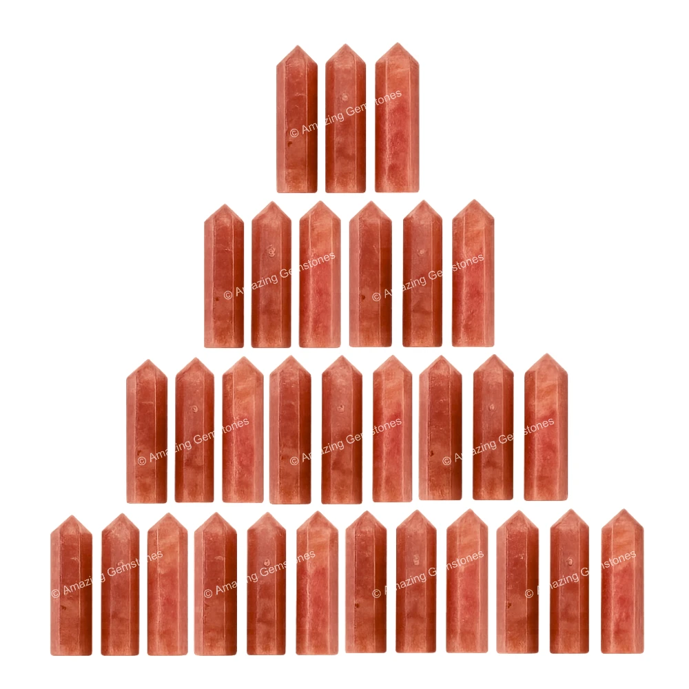 Strawberry Quartz Pencil Points