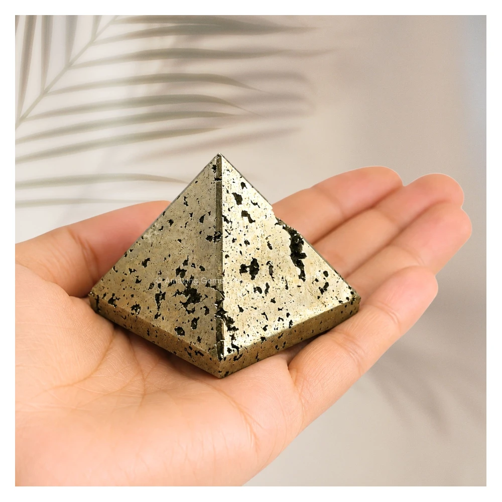 Raw Pyrite Pyramid (1.5 Inch)
