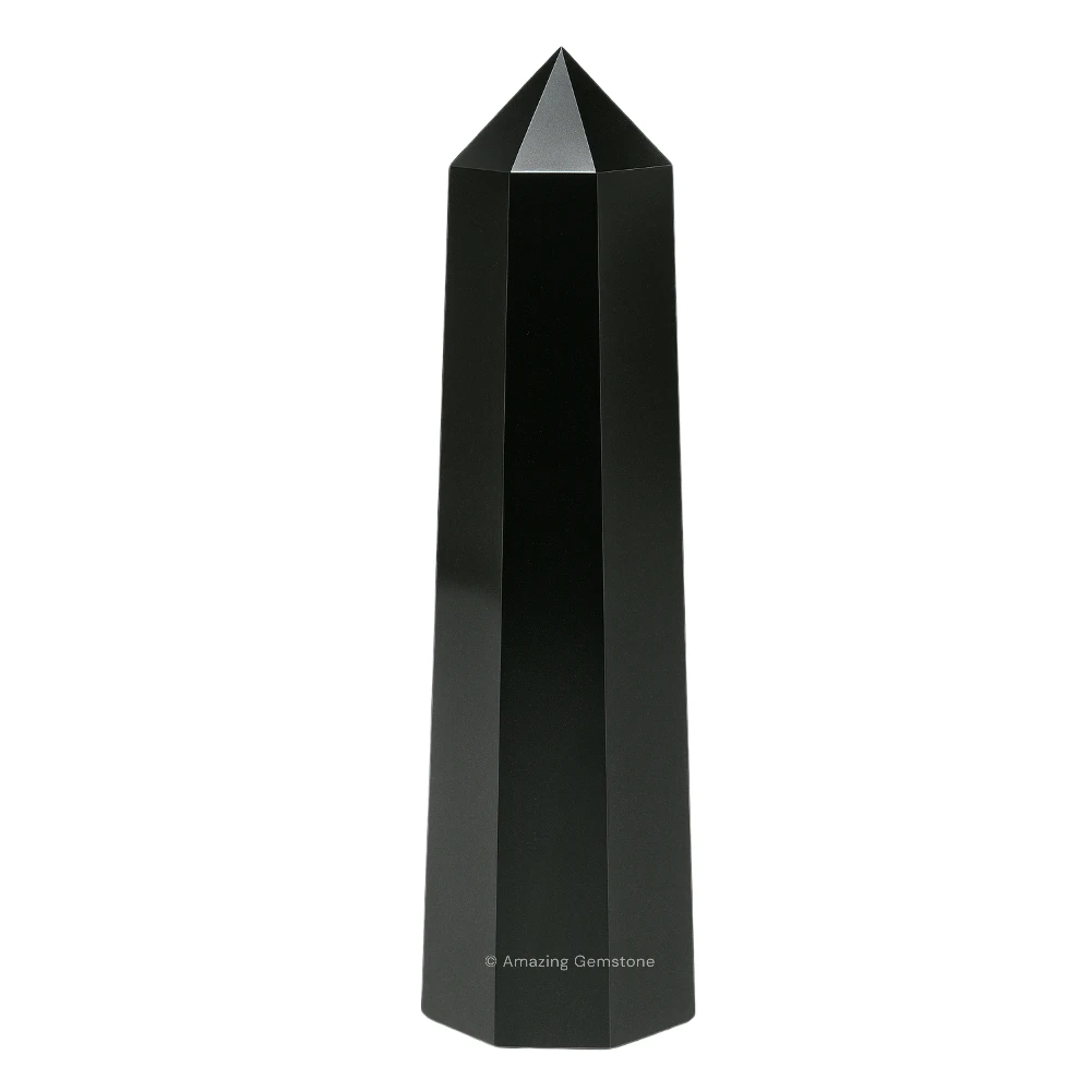 Black Agate Tower (3" to 4" inch)