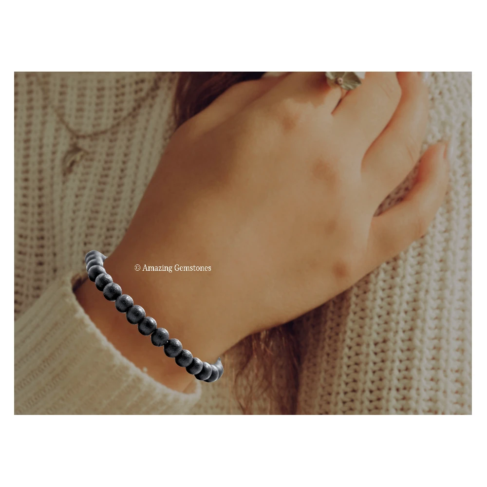 Karungali Bracelet (Strechable) (6mm)