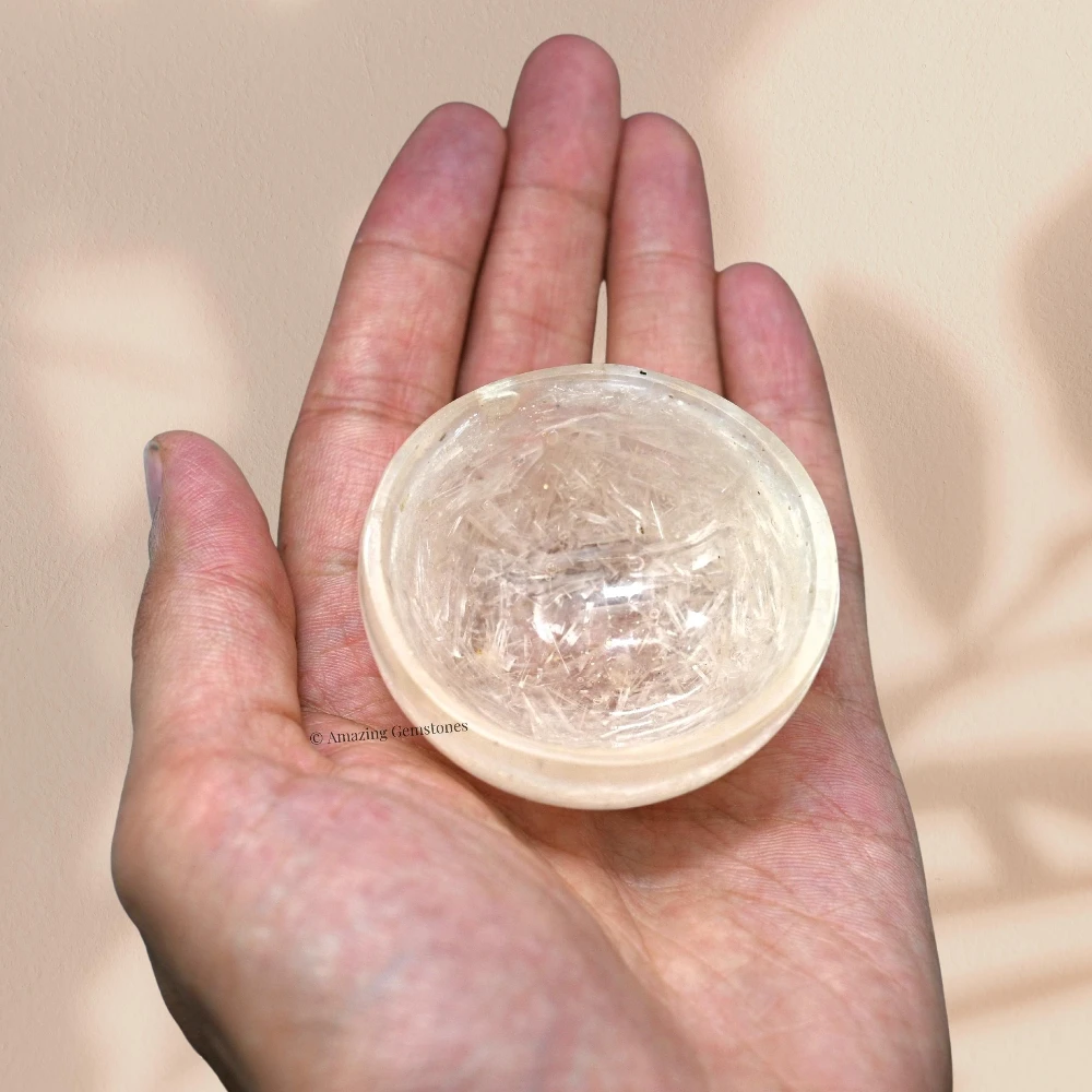 Selenite Crystal Orgone Bowl (2 Inch)