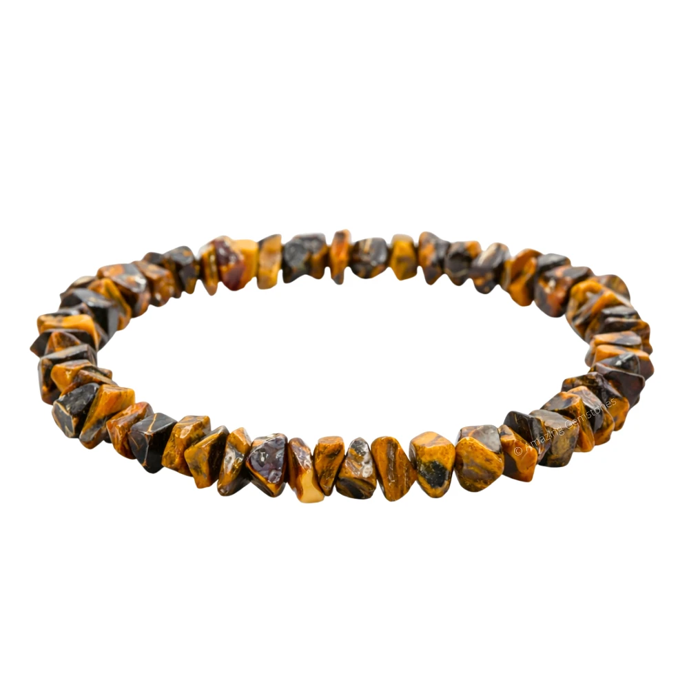 Tiger Eye Chips Bracelet