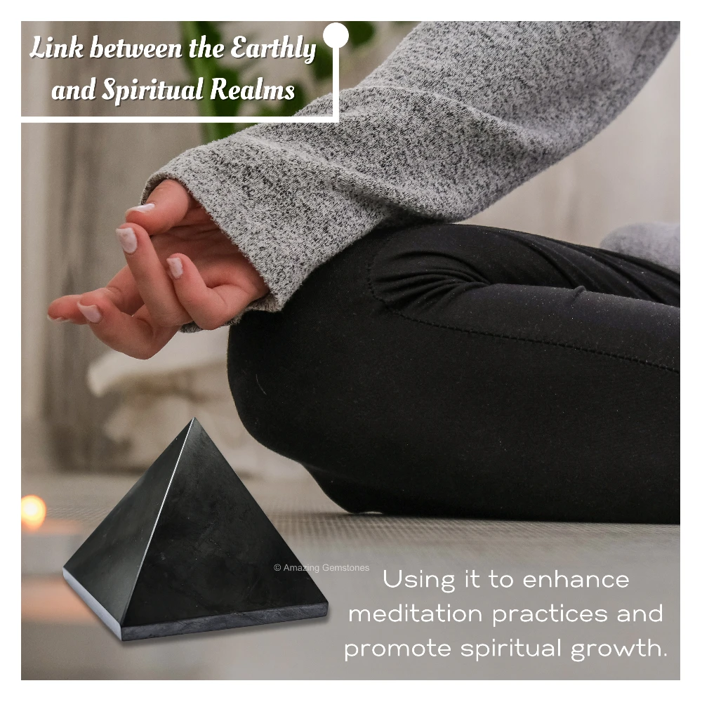 Shungite Pyramid (100 mm)