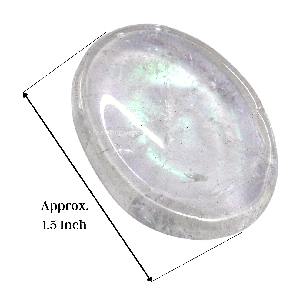 Angel Aura Quartz Worry Stone